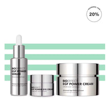 Afbeelding in Gallery-weergave laden, Power Collection -20%: EGF Power Seum 30 ml, EGF Power Cream 50 ml en EGF Power Eye Cream 15 ml
